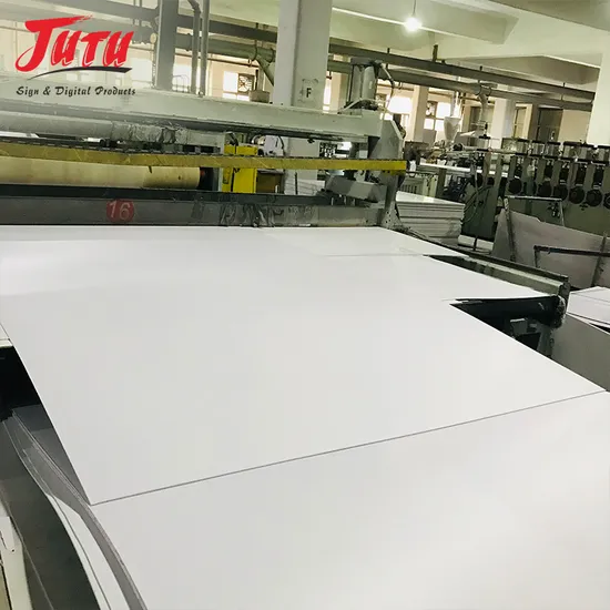 Folha de plástico de alta qualidade Jutu Placa de espuma livre de PVC com alta resistência ao impacto